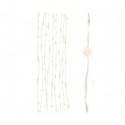 Micro led à fils joints pour extérieur Argent/Blanc dim 100 cm-100L