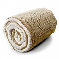 Plaid Plaid Nora 150 x 200 cm Couleur Miel