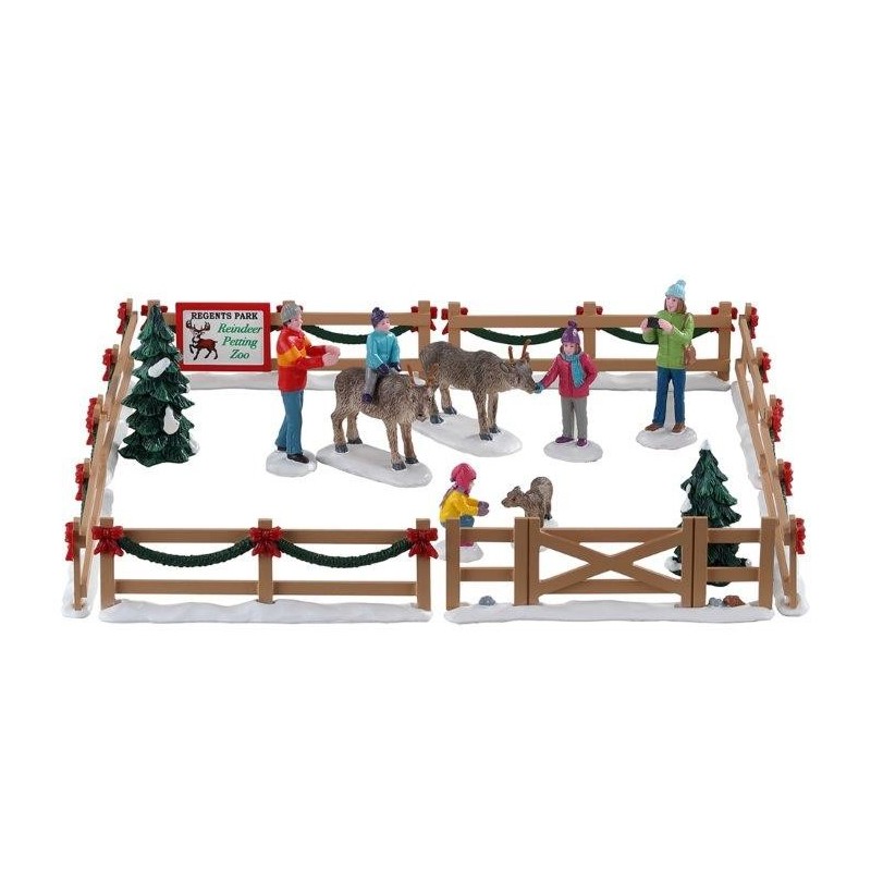 Reindeer Petting Zoo Set of 17 Réf. 93434