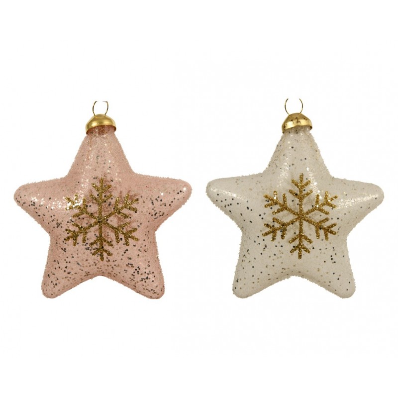 Étoile avec paillettes. Pièce unique