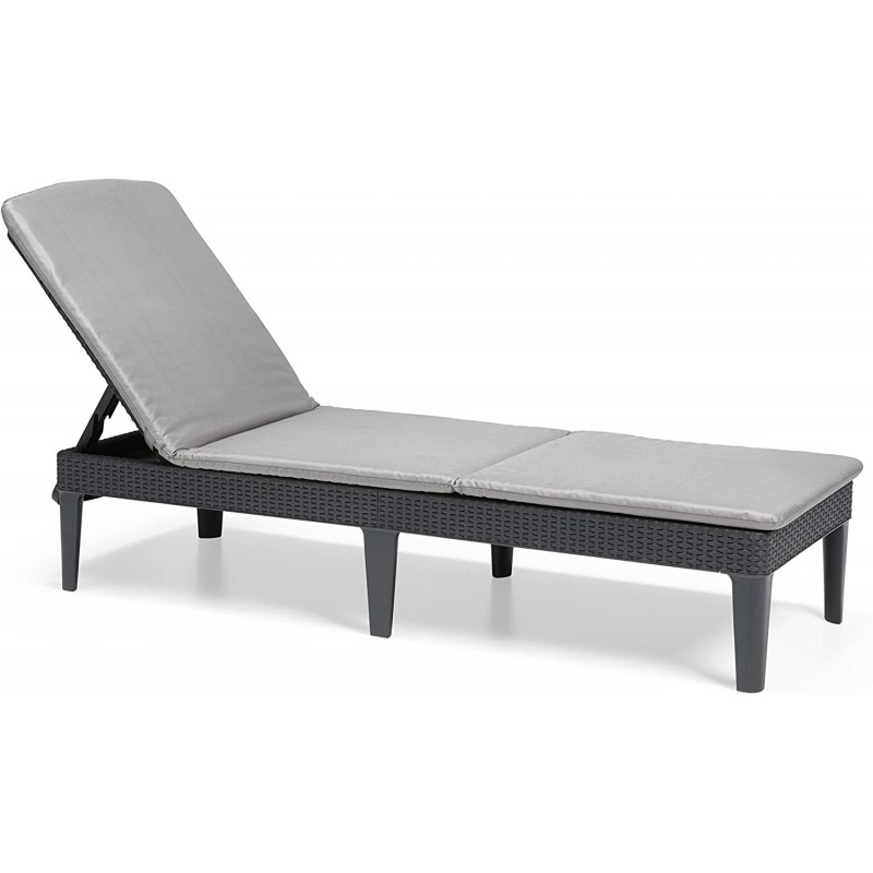 Keter Chaise longue avec coussin JAIPUR graphite
