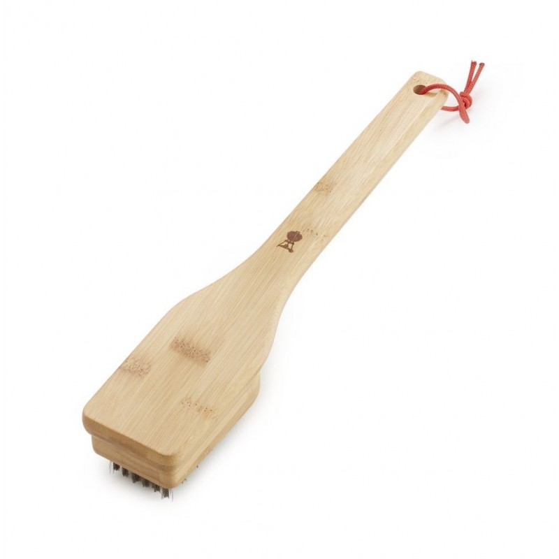Petite brosse Weber avec manche en bambou 30 cm Cod.