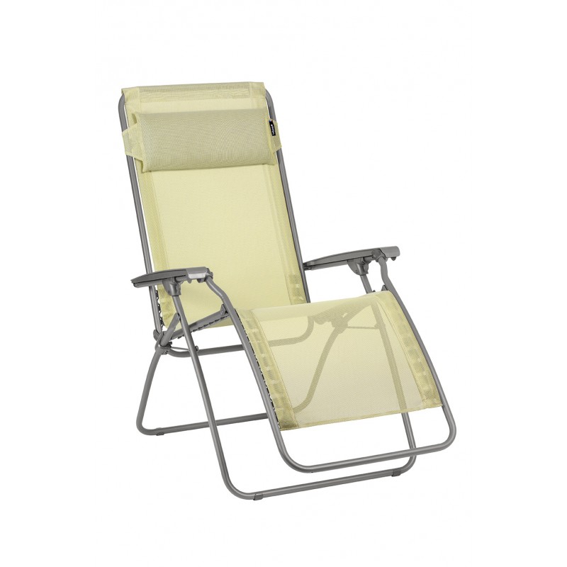 LaFuma LFM4020 Etamine/Titane R CLIP Reclining Deck Chair LaFuma LFM4020 Etamine/Titane R CLIP Reclining Deck Chair