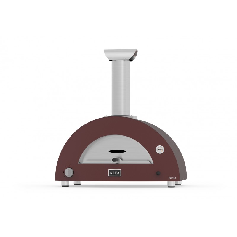 AlfaForni Forno per Pizza BRIO colore Rosso a Gas Metano dadolo shop