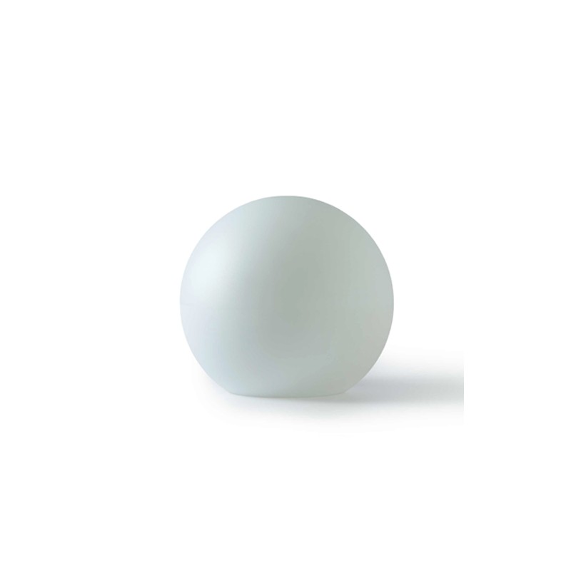 Sphère lumineuse extérieure avec lumière LED blanche