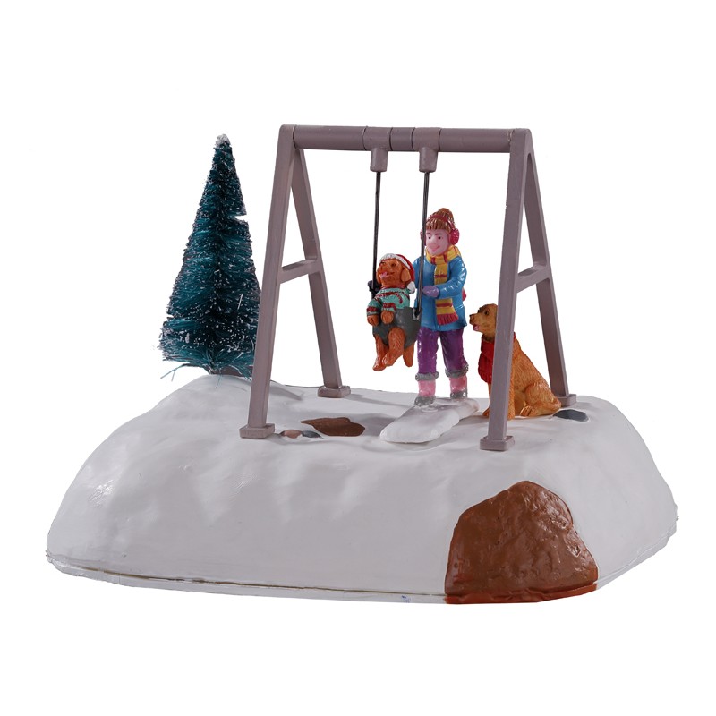 Puppy Gets A Swing Ride B/O 4.5V Réf. 14836