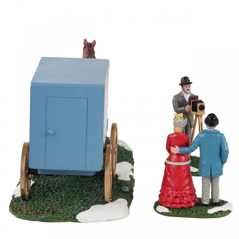 Traveling Photographer Wagon Set Of 3 Réf. 13561