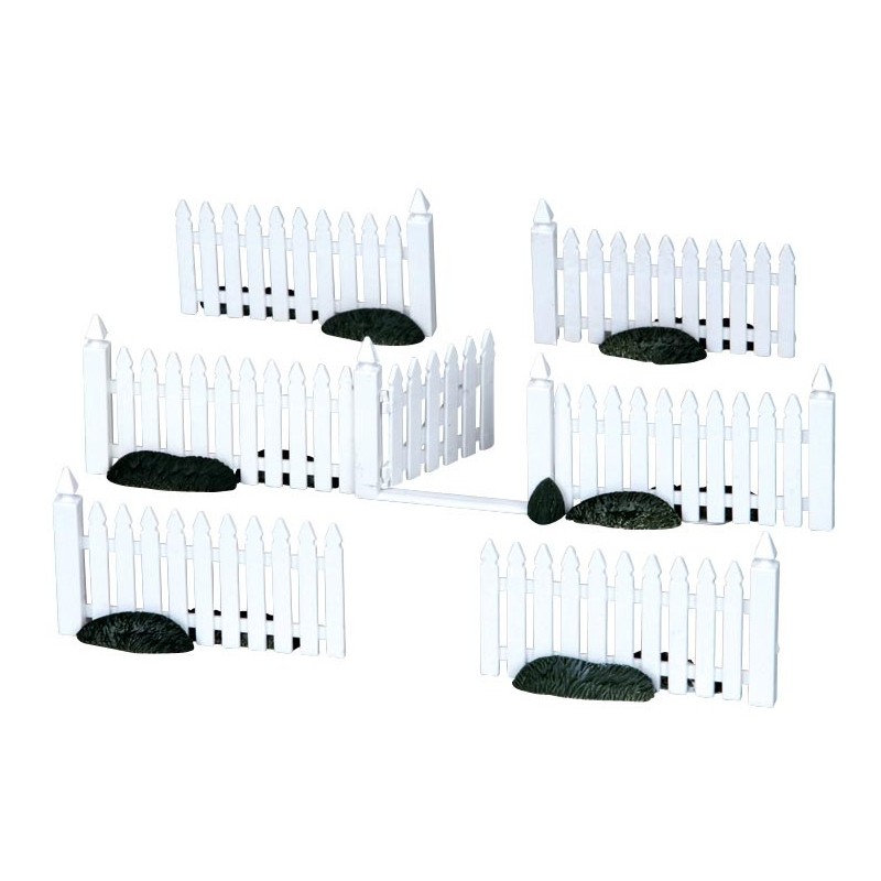 Plastic Picket Fence Set of 7 Réf. 14388