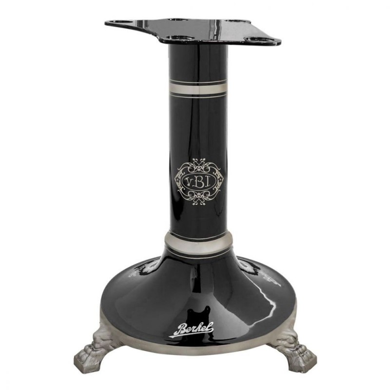 Berkel Socle pour B114 et Tribute Noir avec Décor Argenté