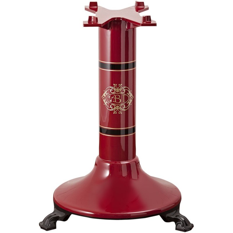 Berkel Socle pour P15 Rouge avec Décor Doré
