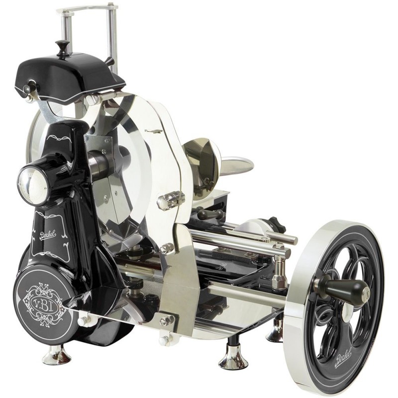 Berkel Flywheel Slicer Volano B2 Fiorato colour Black - Silver Decorations