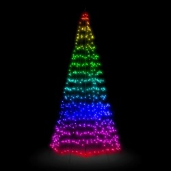 Twinkly LIGHT TREE Albero di Natale Smart 3 m 450 Led RGBW BT + WiFi con palo