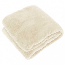 Plaid Justin 150x200 cm Colombe Blanc