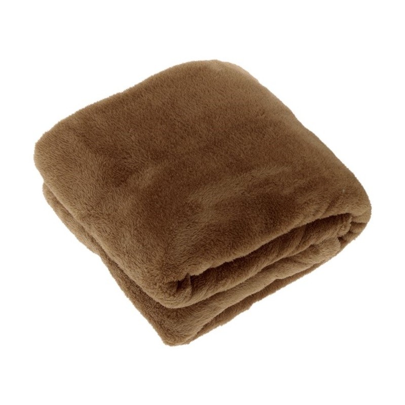 Plaid Justin 150x200 cm Couleur Coco