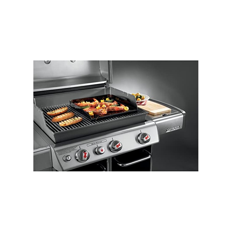 Weber enamelled cast iron Griddle for Genesis Barbecue Ref. 7665 Weber enamelled cast iron Griddle for Genesis Barbecue Ref. 7665