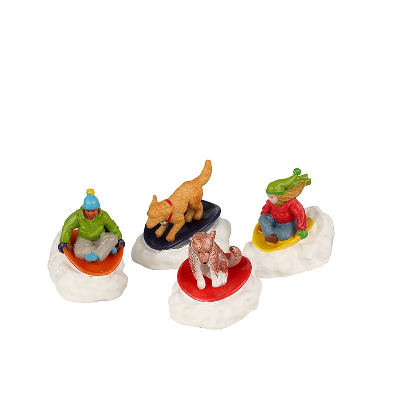 Dog Snow Saucer Fun Set Of 4 Réf. 22121 Dog Snow Saucer Fun Set Of 4 Réf. 22121