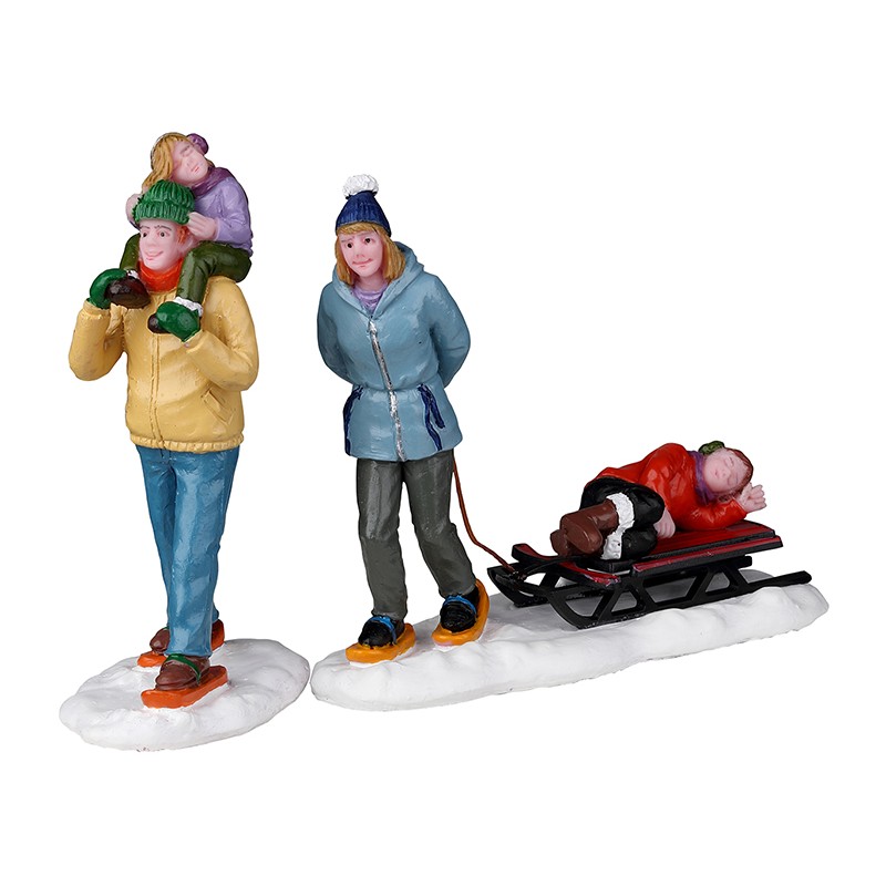 Long Day Snowshoeing Set Of 2 Ref. 22148
