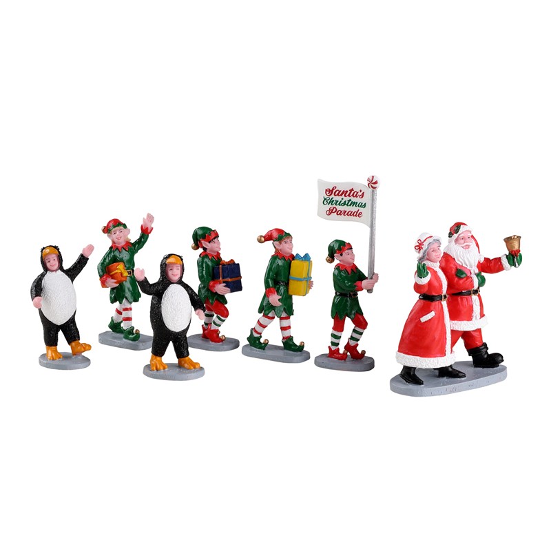 Santa'S Elf Parade Set Of 7 Réf. 23592