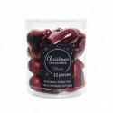 Mini coeurs en verre à suspendre. Lot de 12