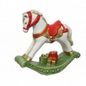 Terracotta rocking horse 16.5 cm.