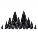 Assorted Pine Trees Set Of 21 Réf. 04768