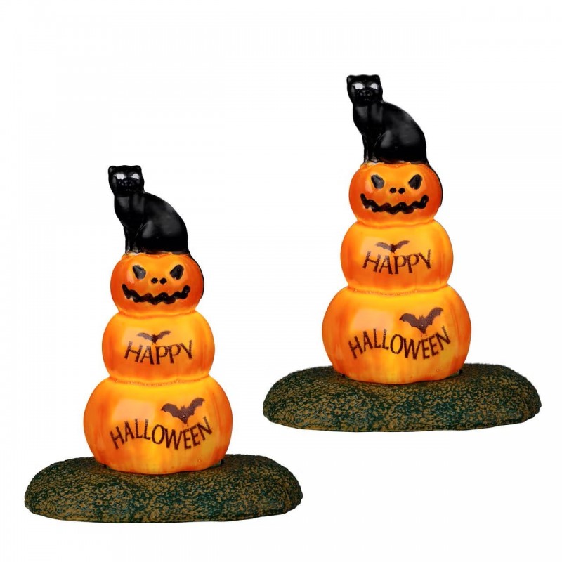 Cat And Pumpkin Set Of 2 B/O 4.5V Réf. 24939