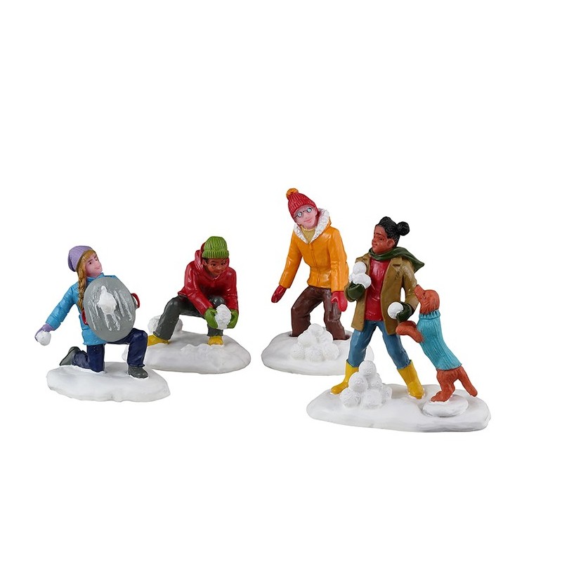 Snowball Battles Set Of 4 Réf. 32210