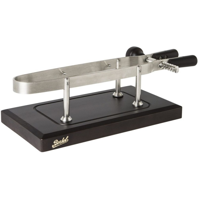 Berkel Support à Jambon Italien avec Base en Bois Foncé Berkel Support à Jambon Italien avec Base en Bois Foncé