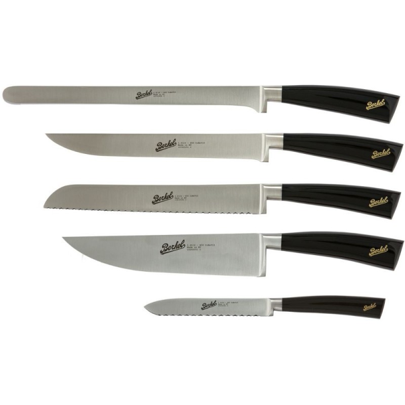 Berkel 5-Piece Chef's Knife Set Elegance Black
