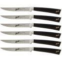 Berkel Set de 6 Couteaux à Steak Elegance Noir