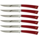 Berkel Set de 6 Couteaux à Steak Elegance Rouge