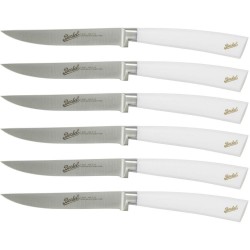 Berkel Set de 6 Couteaux à Steak Elegance Blanc