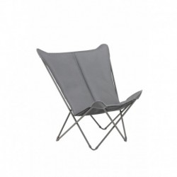 Folding Armchair POP UP XL BEC LaFuma LFM5183 Silver