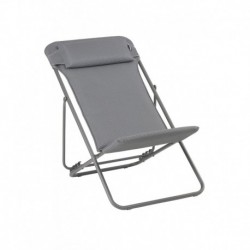 Transat Pliant MAXI TRANSAT PLUS BeComfort LaFuma LFM5175 Silver