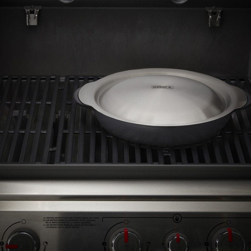 Weber Crafted - Wok with steam cooking basket Ref. 7607 Weber Crafted - Wok with steam cooking basket Ref. 7607