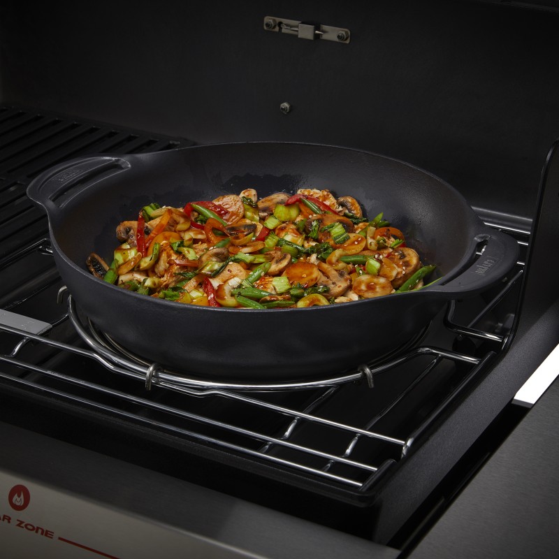 Weber Crafted - Wok with steam cooking basket Ref. 7607 Weber Crafted - Wok with steam cooking basket Ref. 7607