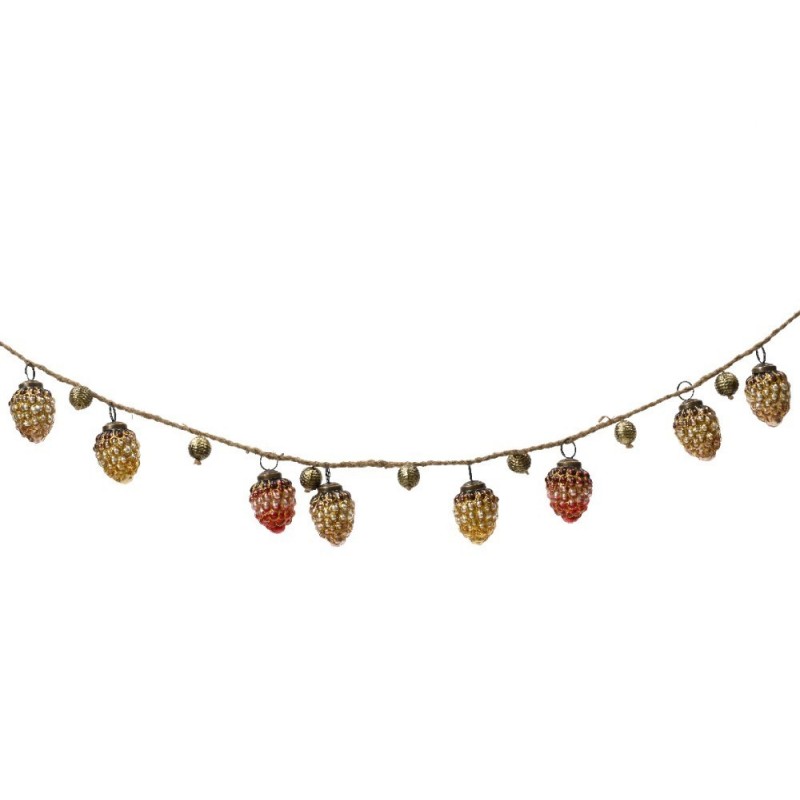 Couronne de Noël avec décorations en verre