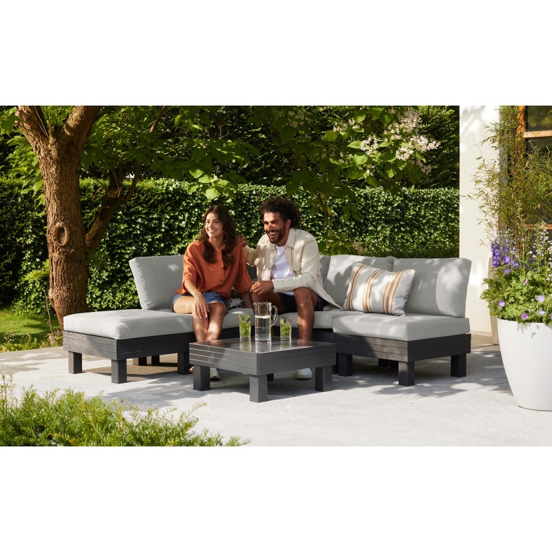 Keter Modular Lounge Set ELEMENTS Graphite Keter Modular Lounge Set ELEMENTS Graphite