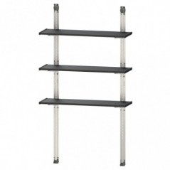 Keter Kit d'Étagères 100 cm Noir