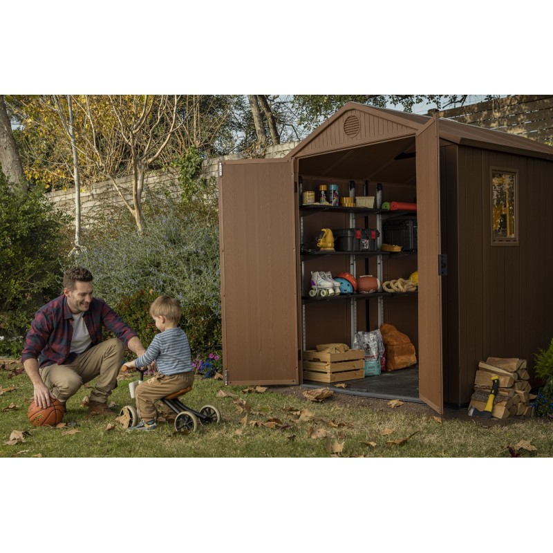 Keter Kit d'Étagères 100 cm Noir Keter Kit d'Étagères 100 cm Noir