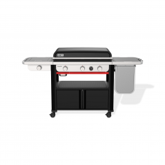 Plancha Weber à Gaz Slate GPSB 76 cm Plancha Premium Avec Brûleur Latéral Noir Réf. 1500247