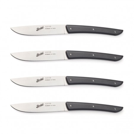 Berkel Set de 4 Couteaux à Steak couleur Noir