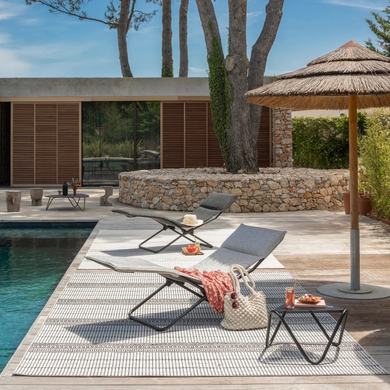 Chaise Longue BAYANNE LaFuma LFM5268 Granite Chaise Longue BAYANNE LaFuma LFM5268 Granite