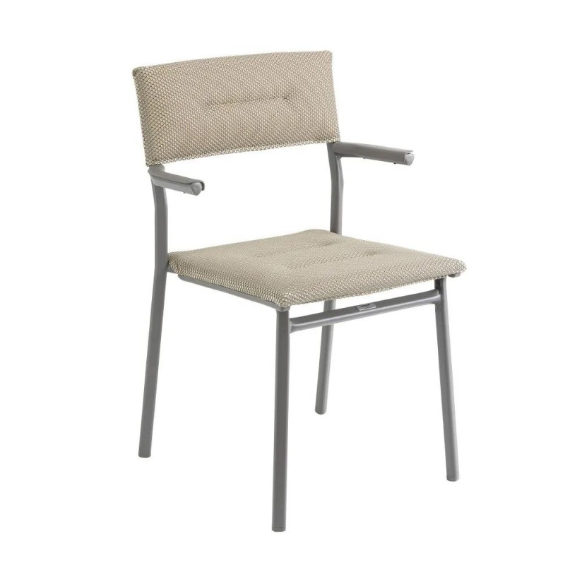 Stackable Chair with Armrests ORON LaFuma LFM5273 Moka Stackable Chair with Armrests ORON LaFuma LFM5273 Moka
