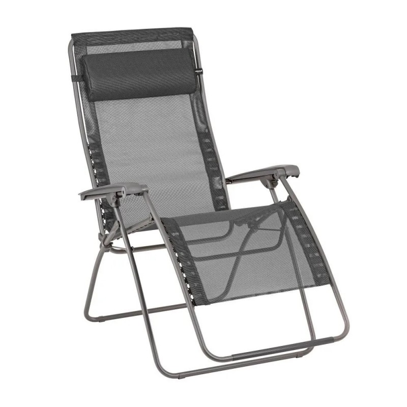 Reclining Armchair Deckchair RSXA CLIP XL LaFuma LFM2057 Black Reclining Armchair Deckchair RSXA CLIP XL LaFuma LFM2057 Black