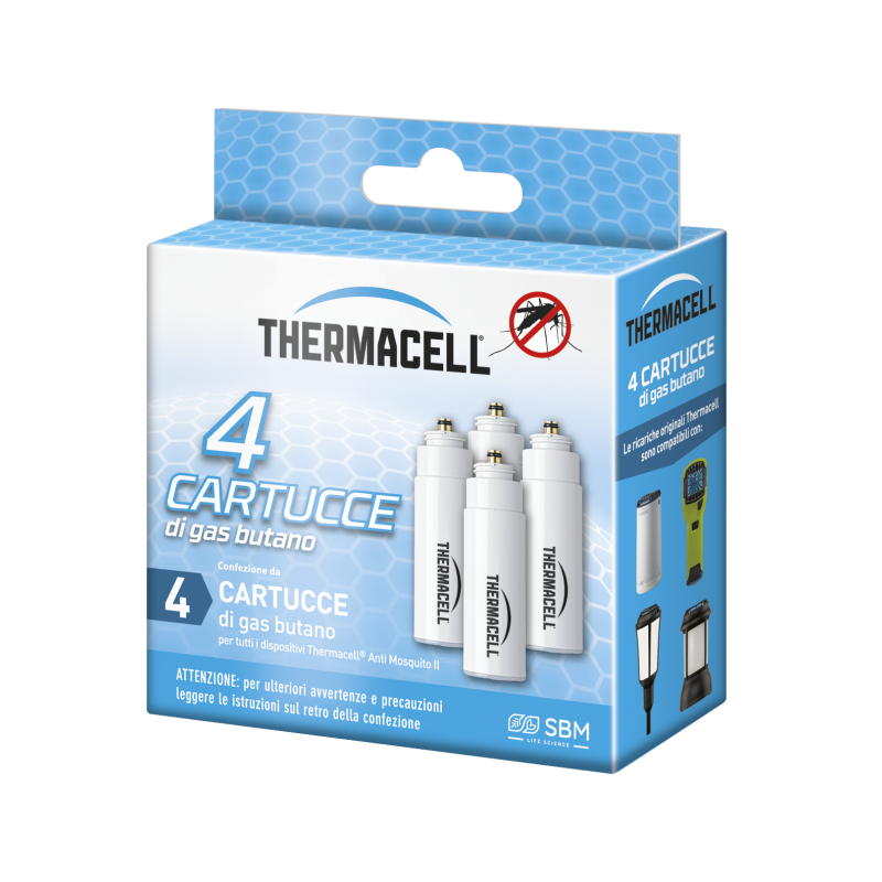 Thermacell Recharges 4 Cartouches de Gaz Butane