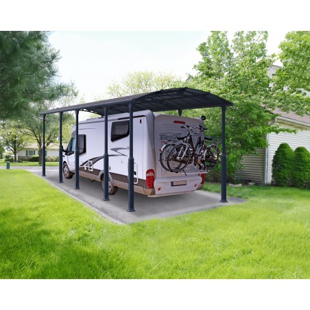 Canopia Alpine Carport pour camping-cars et bateaux en aluminium 3.6x11 m