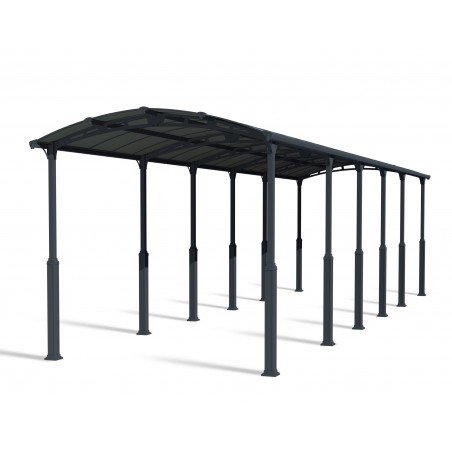 Canopia Alpine Carport pour camping-cars et bateaux en aluminium 3.6x13 m