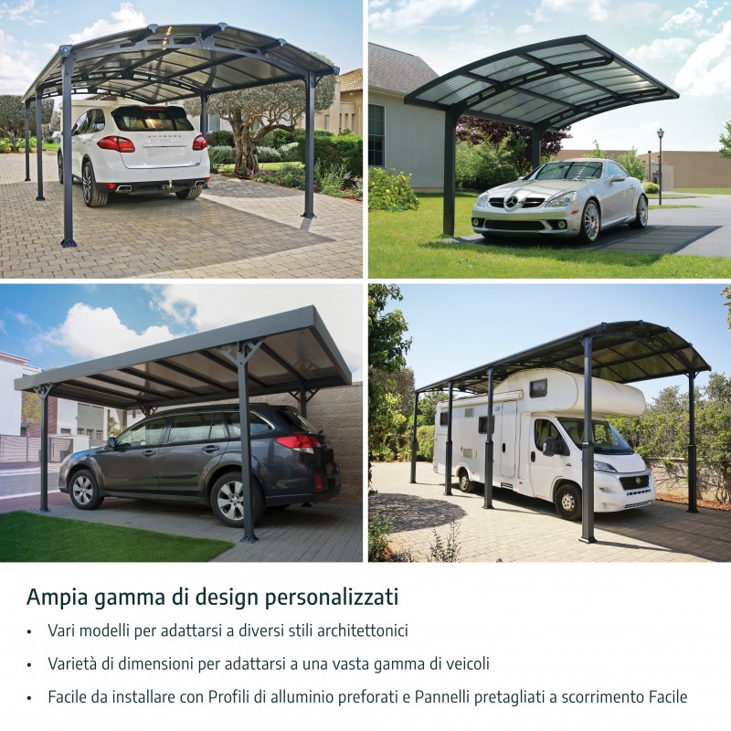 Canopia Alpine Alto RV Carport in Aluminum 3.6 X 5 m