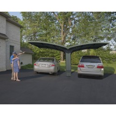 Canopia Arizona Breeze Carport doppio en aluminium 6x5 m